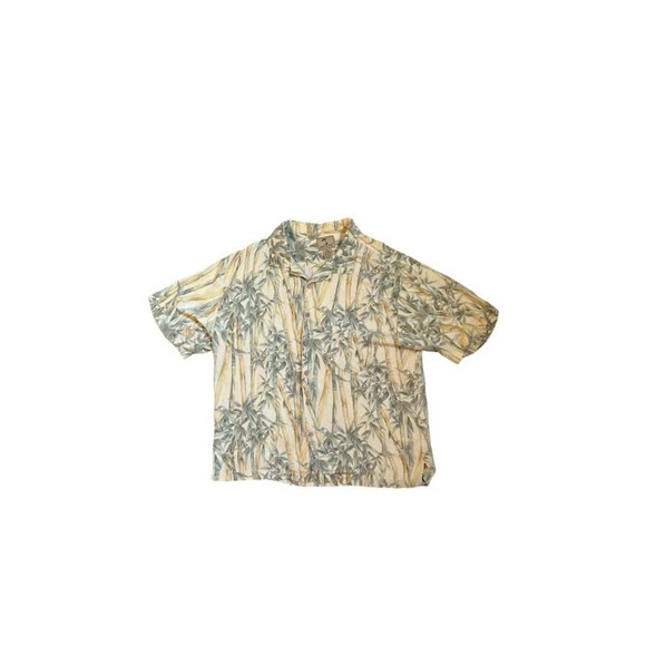 Jamaica Jaxx Men's XXL Hawaiian Shirt with front pocket 100% Silk 2XL - Picture 2 of 5